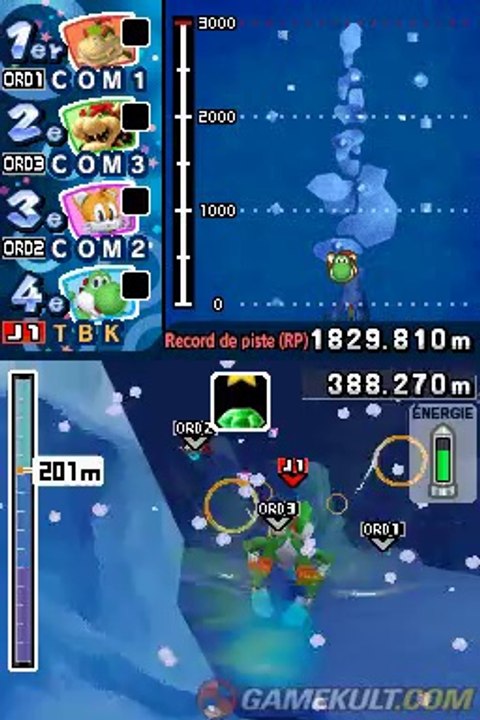 Mario & Sonic aux Jeux Olympiques d'Hiver - Yoshi s'envoie en l'air