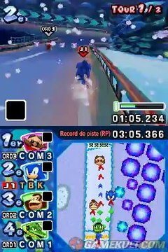 Mario & Sonic aux Jeux Olympiques d'Hiver - Sonic boum