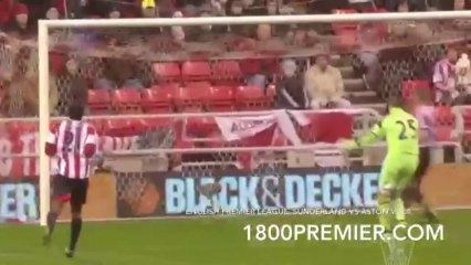 Sunderland VS Aston Villa in the English premier league 20th week.