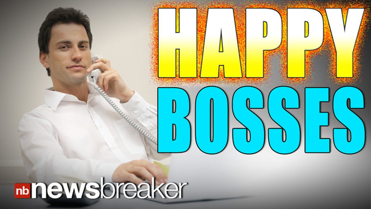 HAPPY BOSSES: New Study Reveals People in Charge Suffered Less During Recession