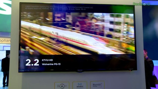 First Look at the Roku TV Interface on Hisense! - CES 2014 - Tekzilla Bites
