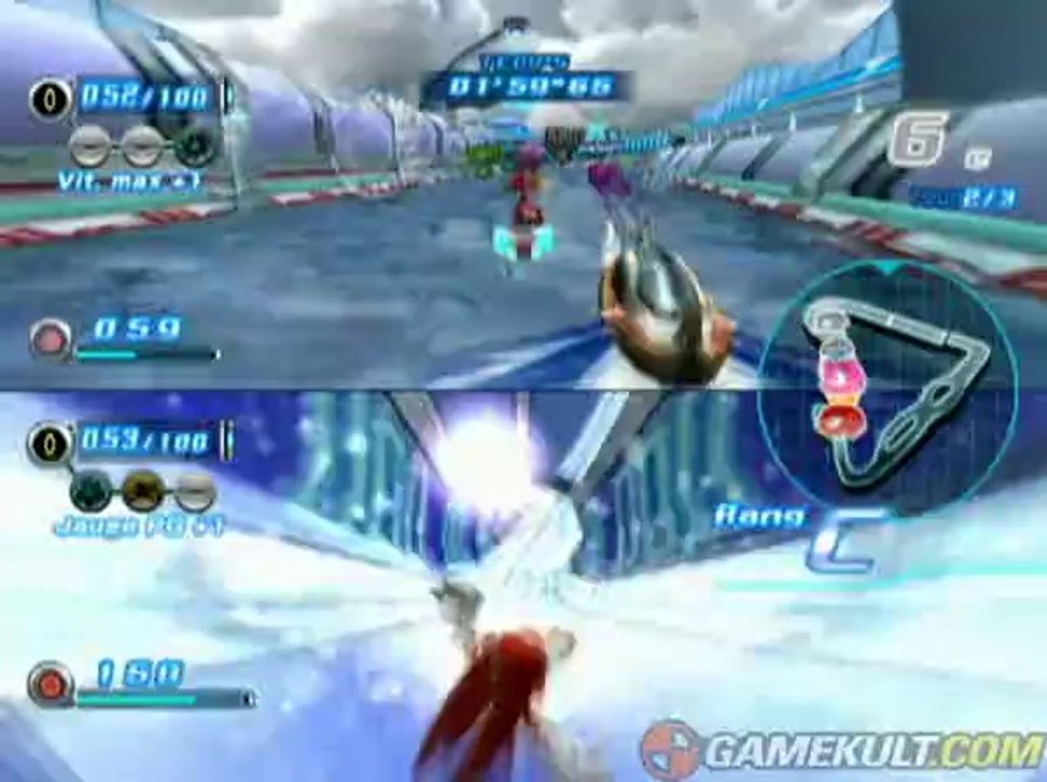 Sonic Riders : Zero Gravity - Amy et Knuckles d...
