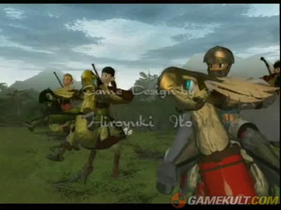 Final Fantasy Tactics - Intro à dos de chocobo