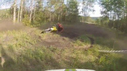 RM250 Dirt Bike Burnout Fail Go Pro Hero 2