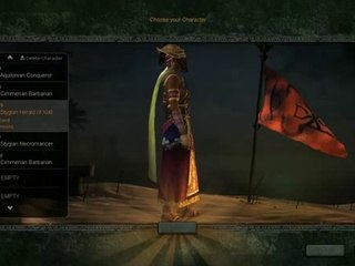 Age of Conan : Hyborian Adventures - Character Creation Test (no sound)