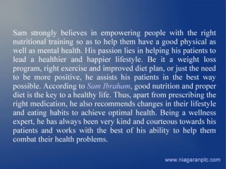 Sam Ibraham- A Competent Nurse Practitioner And Consultant