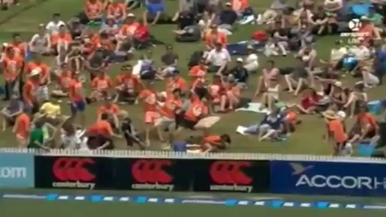Cricket Fan Won $100,000 for Taking One Handed Catch