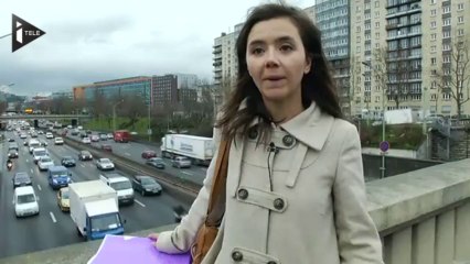 Le périphérique parisien au ralenti