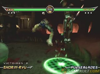 Mortal Kombat : Armageddon - Cage foire la fatality