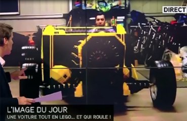 Une voiture en Légo, Jean-Vincent Placé tombe dans un «traquenard»