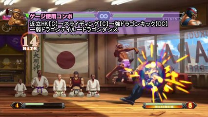 The King of Fighters XIII - Combos Team Kim