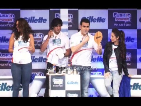 Bollywood celebs did First Shave theater by Gillet by duing competition