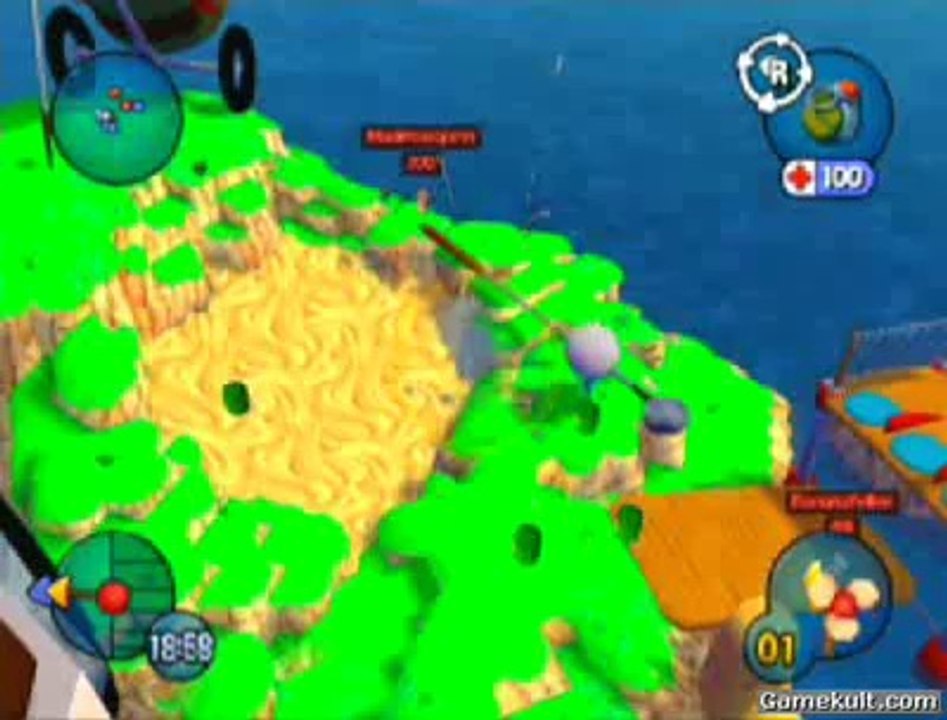 Worms 3D - Jet pack
