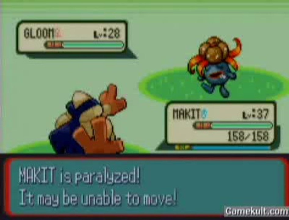 Pokémon Saphir - Gloom, Makit, Sharpedo...