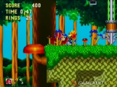 Sonic Mega Collection Plus - Knuckles remplace Sonic