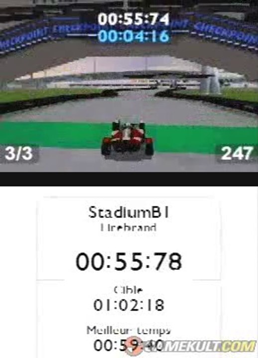 TrackMania DS - Saleté d'angle