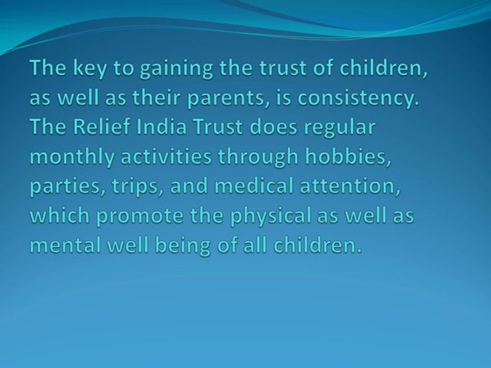 Trust in Relief India Trust