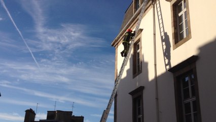 Les pompiers testent leur nouvelle échelle 3 plans