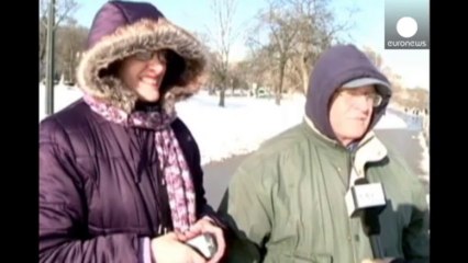 Froid : les chutes du Niagara en partie gelées