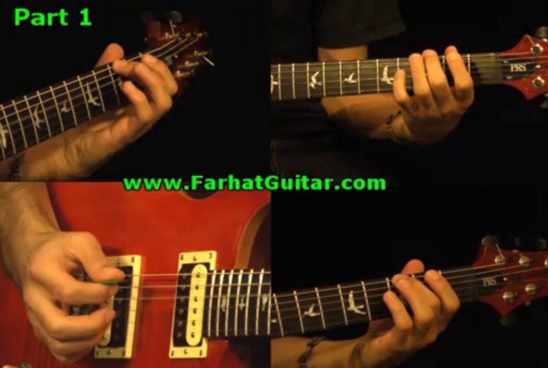 One - Metallica Guitar Lesson 1/12 www.FarhatGuitar.com