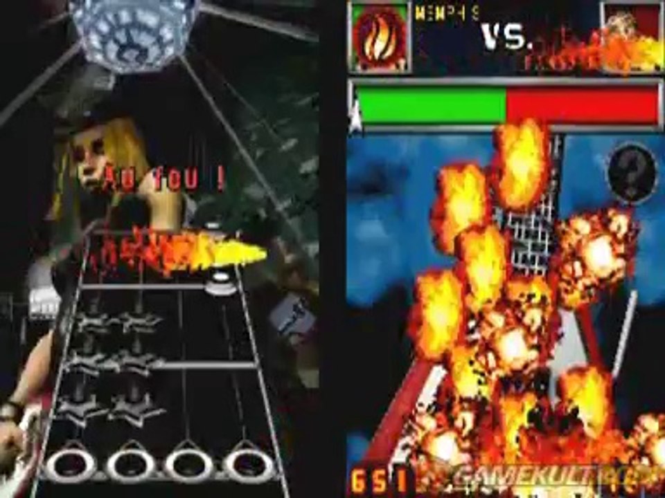 Guitar Hero : On Tour - Oh no, she just put my guitar on fire !