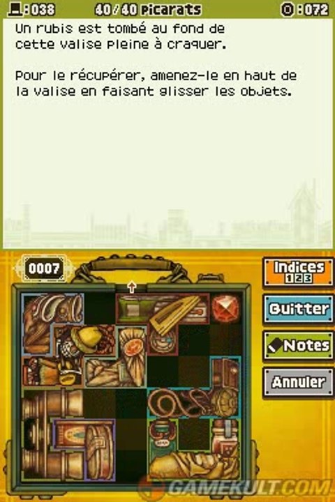 Professeur Layton et le Destin Perdu - Enigme n° 38