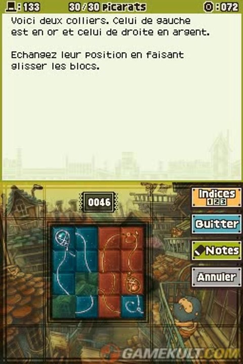 Professeur Layton et le Destin Perdu - Enigme n° 133