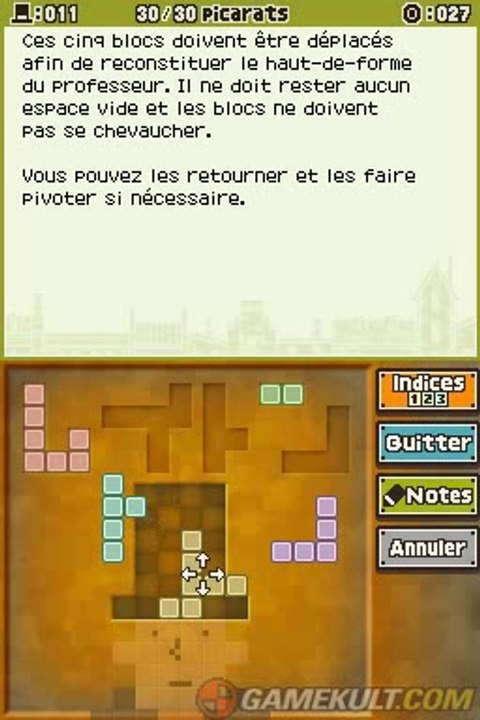 Professeur Layton et le Destin Perdu - Le tangram Layton