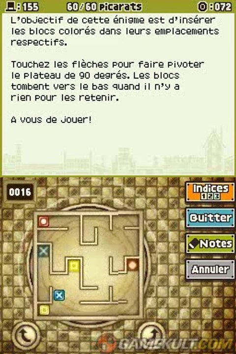 Professeur Layton et le Destin Perdu - Enigme n° 155