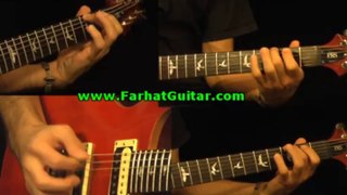 One - Metallica Guitar Lesson 2/12 www.FarhatGuitar.com