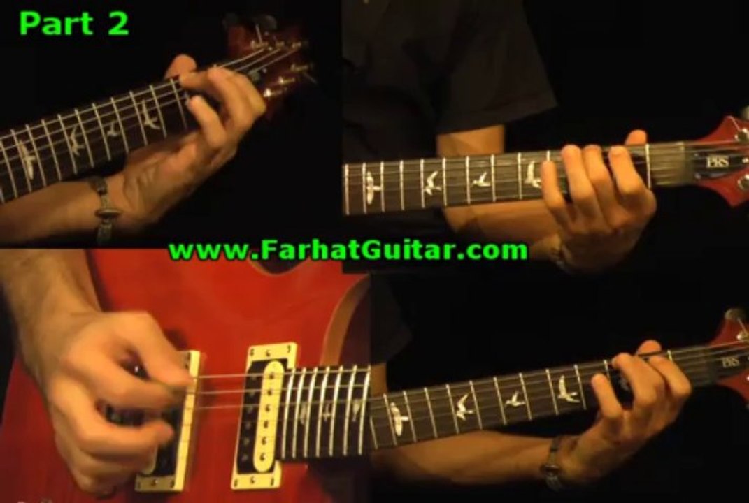 One - Metallica Guitar Lesson 2/12 www.FarhatGuitar.com