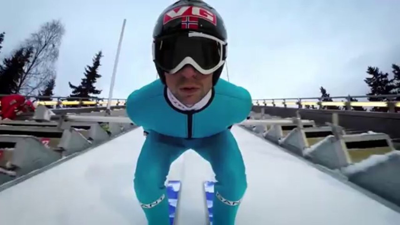 Un saut à Ski comme si vous y étiez!! Anders Jacobsen - Lillehammer 2014