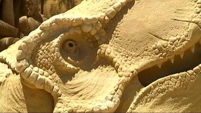 Un championnat de sculptures de sable