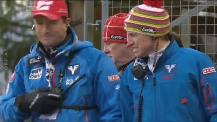 Thomas Morgenstern upadek w Bad Mitterndorf Kulm 10.01.2014 trening fatalny wypadek Morgiego