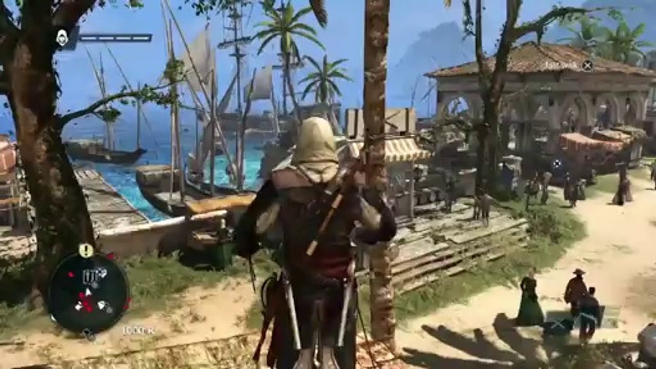 Assassin's Creed IV Black Flag Stealth Gameplay Walkthrough Vidéo
