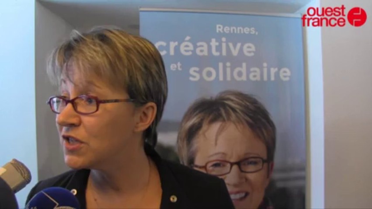 Nathalie Appéré, tête de liste aux municipales de Rennes