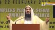 How to be steadfast and corrigible in Islam, short clip by Mufti Menk