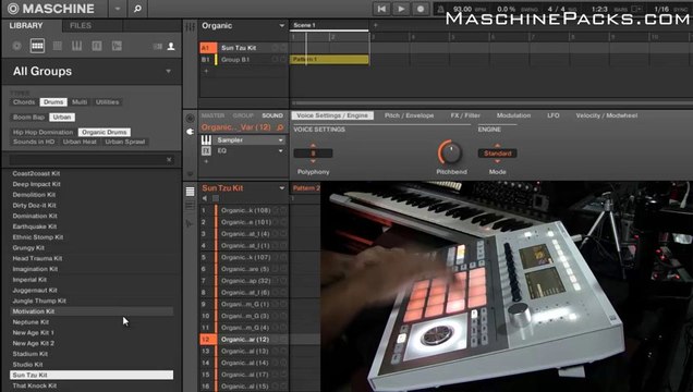 Maschine Packs - Xclusive-Audio Organic Drum kit expansion review