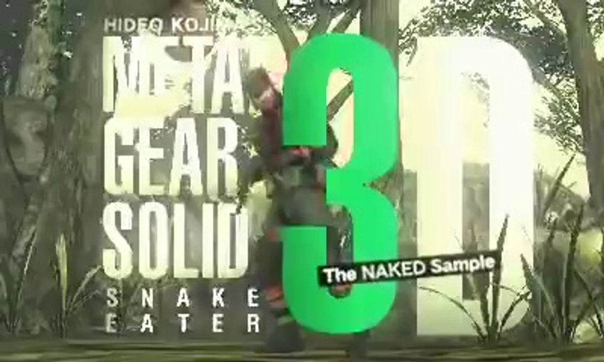 Metal Gear Solid Snake Eater 3D - Demo Trailer