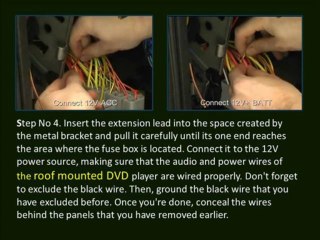 The Roof Mount DVD Installation Process