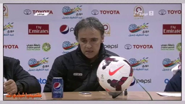 الفتح و الشباب 2-1 دوري جميل 2013 المؤتمر الصحفي لمدرب الشباب