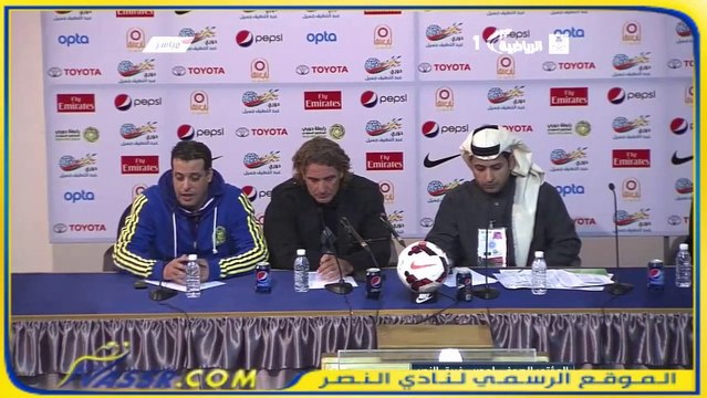 المؤتمر الصحفي للمدرب كارينيو بعد مباراة الرائد دوري عبداللطيف جميل