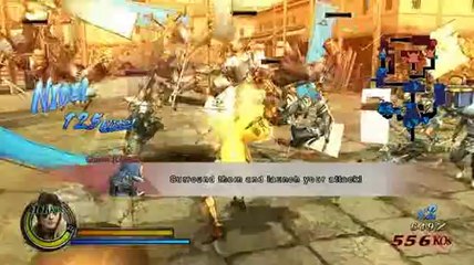Sengoku Basara Samurai Heroes - Gameplay Kuroda