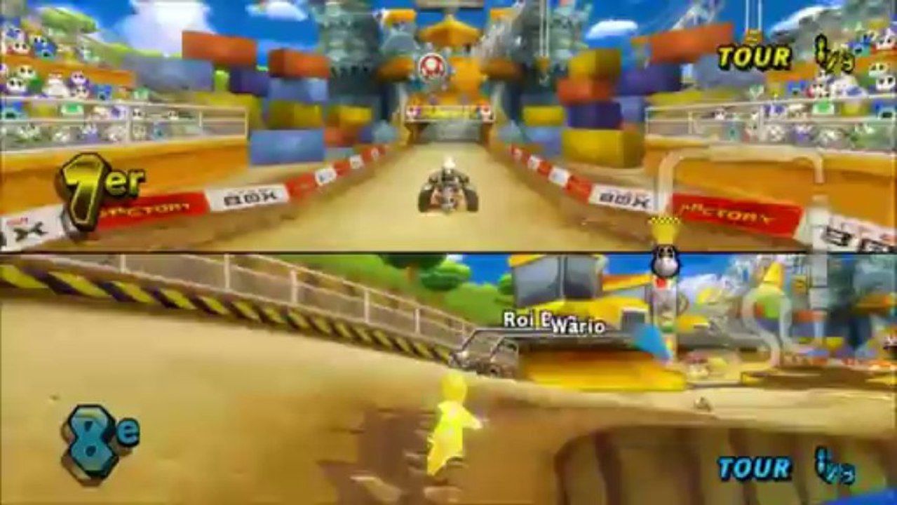 Mario kart wii Dolphin svn 7409 [2 player]