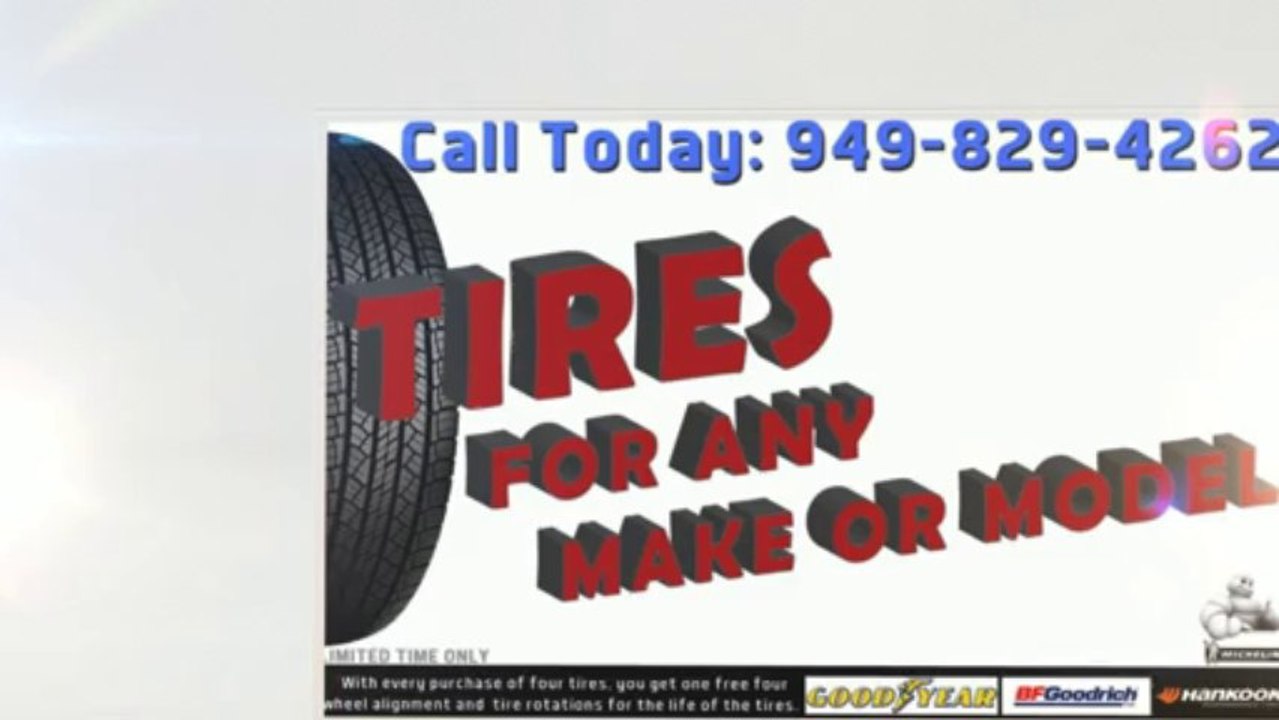 Tire Specials (949) 829-4262 in Mission Viejo