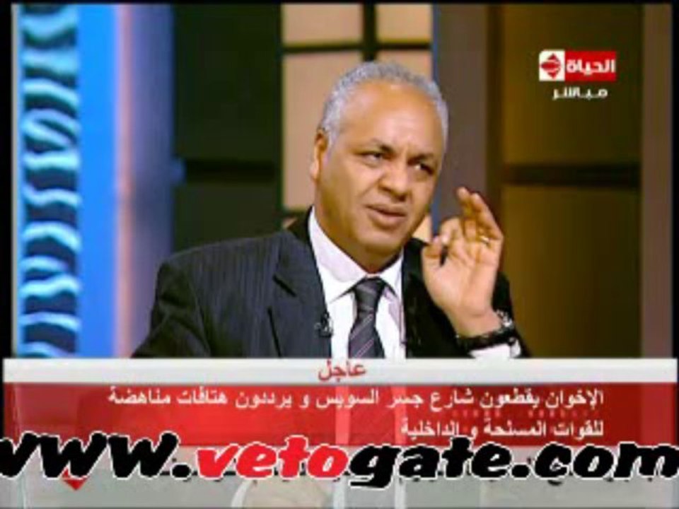 مصطففى بكري يطالب بأعدام القرضاوي بالقباقيب