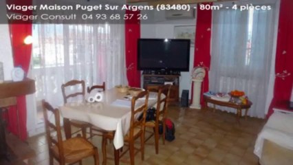 A vendre en viager - Puget Sur Argens (83480) - 4 pièces - 80m²