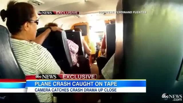 Il filme le crash de son avion dans l’océan