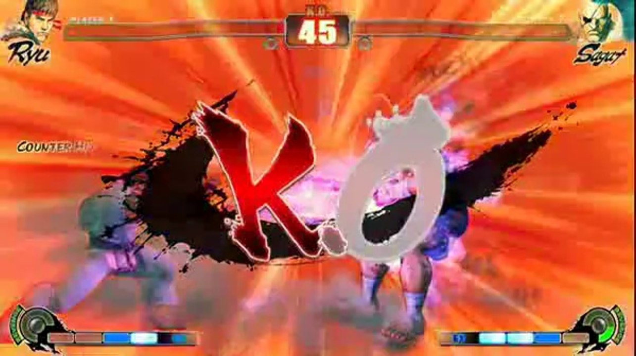 Street Fighter IV - Ryu vs Sagat