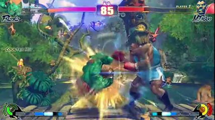 Street Fighter IV - Blanka vs M.Bison